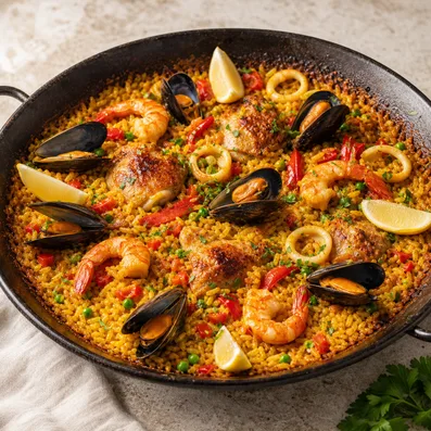 Photo of Saffron Seafood Paella